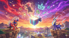 Menu de Regalo Misterioso en Pokemon Escarlata y Purpura