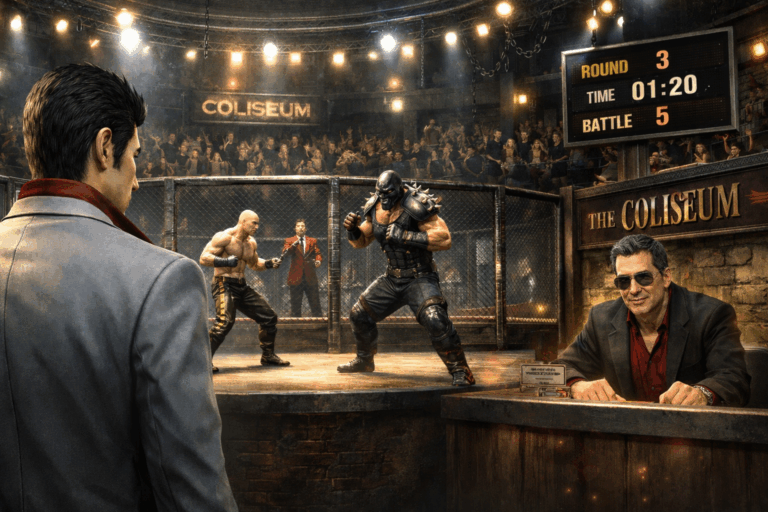 Coliseo Yakuza Kiwami 3 arena subterránea