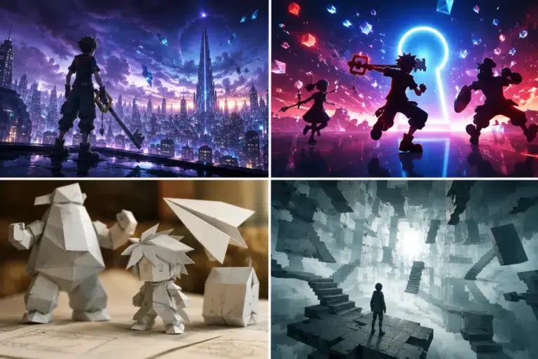 Captura de Kingdom Hearts 4 con Mickey como personaje jugable y sus nuevas mecánicas
