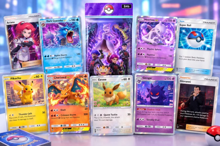 Captura de Pokémon TCG Pocket mostrando cartas y eventos del calendario previsto para septiembre de 2026