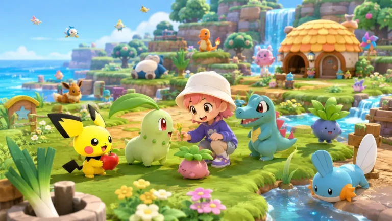Captura de Pokémon Pokopia antes del anuncio especial previsto para el 21 de agosto