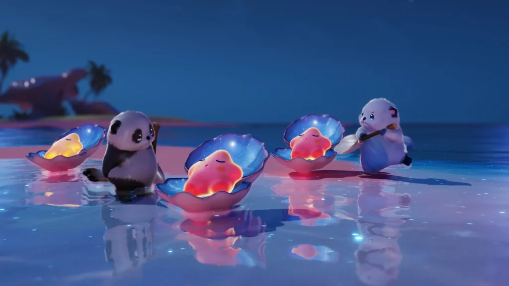Captura de Aniimo mostrando sus criaturas y el enorme mundo abierto de Idyll 3