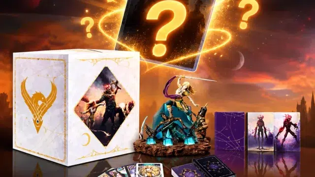 Imagen de God of War Laufey coleccionista con estatua iluminada de Faye y accesorios, pero sin el videojuego