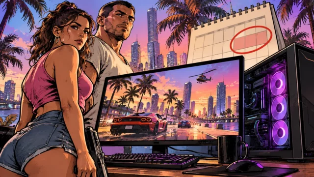 Imagen de GTA 6 PC 2027 con los protagonistas de Grand Theft Auto VI en Vice City